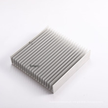 Extrusão de alumínio personalizada de dissipador de calor eletrônico